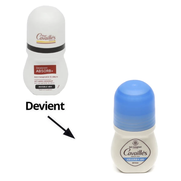 ROGE CAVAILLES Déo Absorb+ 48h Roll-on, 50ml