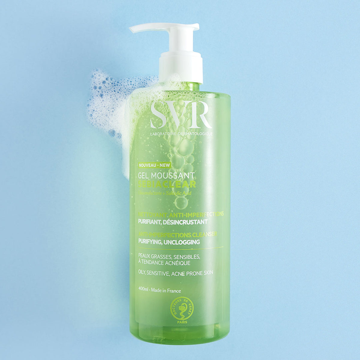 SEBIACLEAR Gel Moussant 400 ML