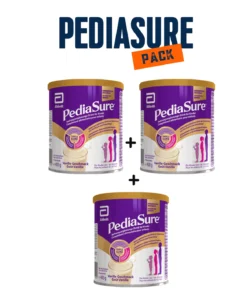 PEDIASURE PACK 3 Boîtes Vanille 400g - 24 Vitamines Minéraux