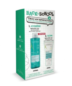 A-DERMA BIOLOGY AC GLOBAL 40ML + GEL NETTOYANT 200 ML OFFERT